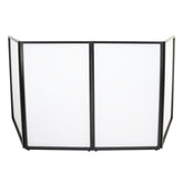 Thor Foldable DJ Screen White Facade DJ Lycra Booth Foldable inc Bag